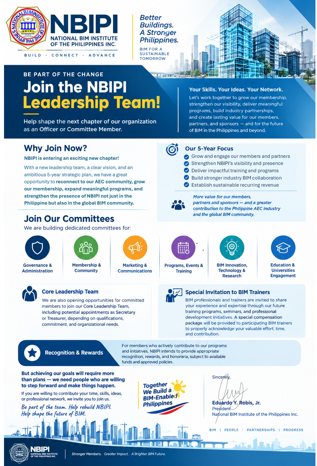NBIPI leadership invitation flyer